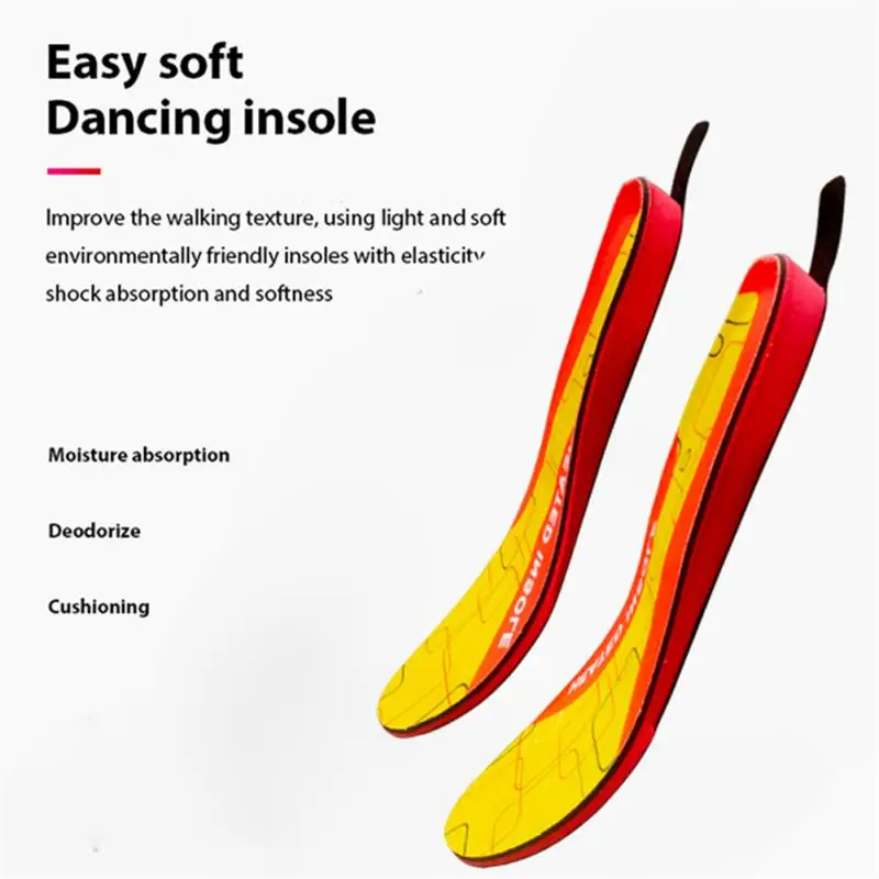 Heated Insoles USB Wireless Temperature Adjustment Electric Foot Thermal Pad 12 Hours Warm Sock Pad