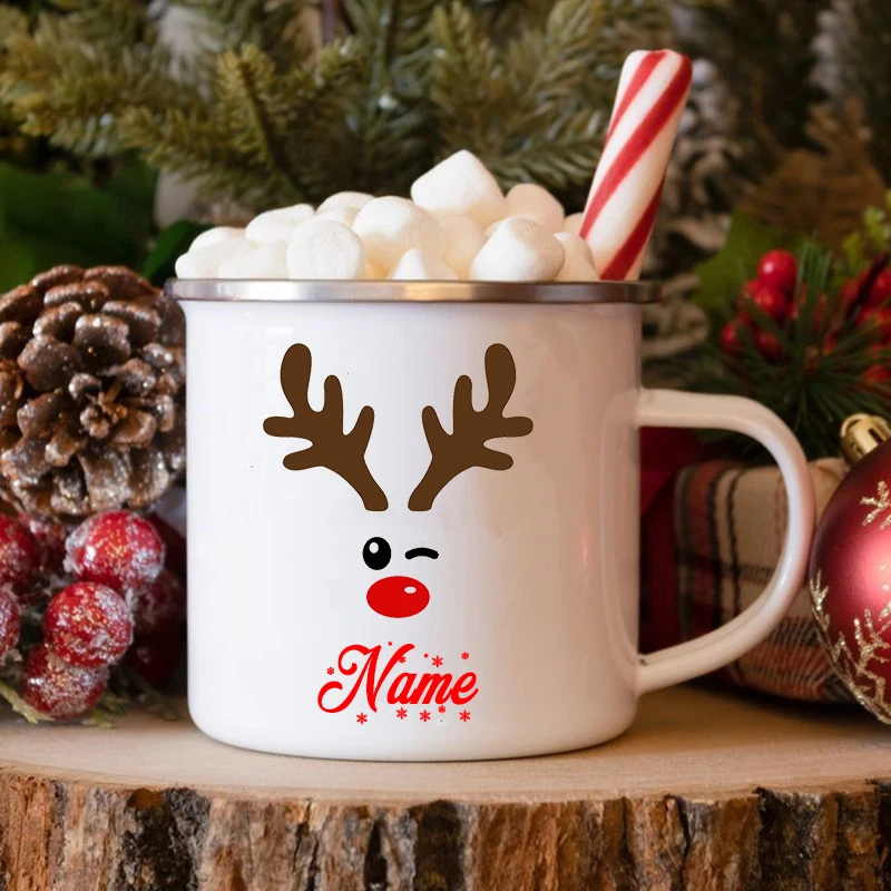 Christmas Calories Don't Count Print Cup Winter Party Coffee Mugs Dessert  Hot Cocoa Cake Handle Cup Xmas Gift for Family Friends - AliExpress