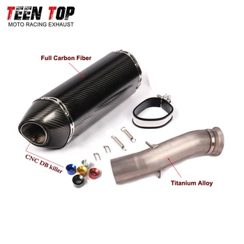 Titanium Alloy Exhaust System 51mm Exhaust For KTM Duke 790 2018~2020 Duke 890 2020~2021 Escape Moto AK Exhaust Duke790 Duke890