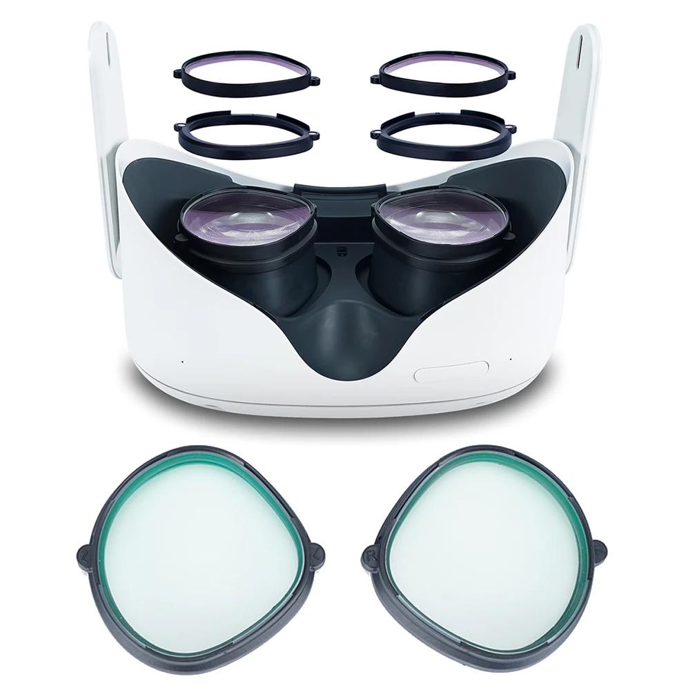 For Oculus Quest 2 Myopia Lens Magnetic Eyeglass Anti Blue Light Glasses Quick Disassemble Protection VR Prescription Lenses | Электроника