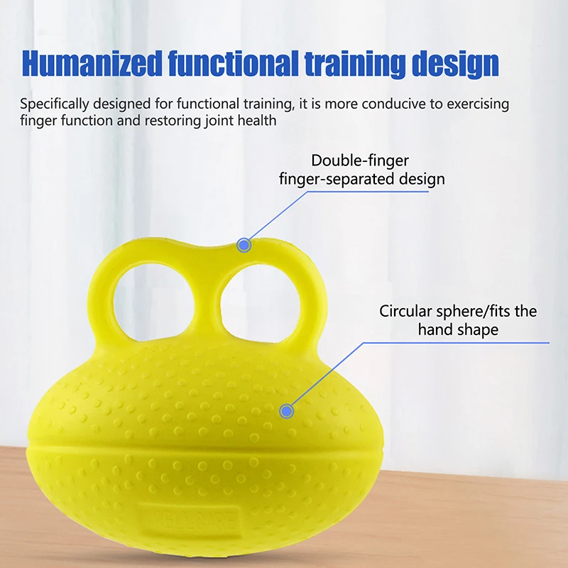 1PC Hand Finger Stärker Physiotherapie Ball für Ältere Schlaganfall Erholung Arthritis Relief Grip Übung Werkzeug – Detail 9