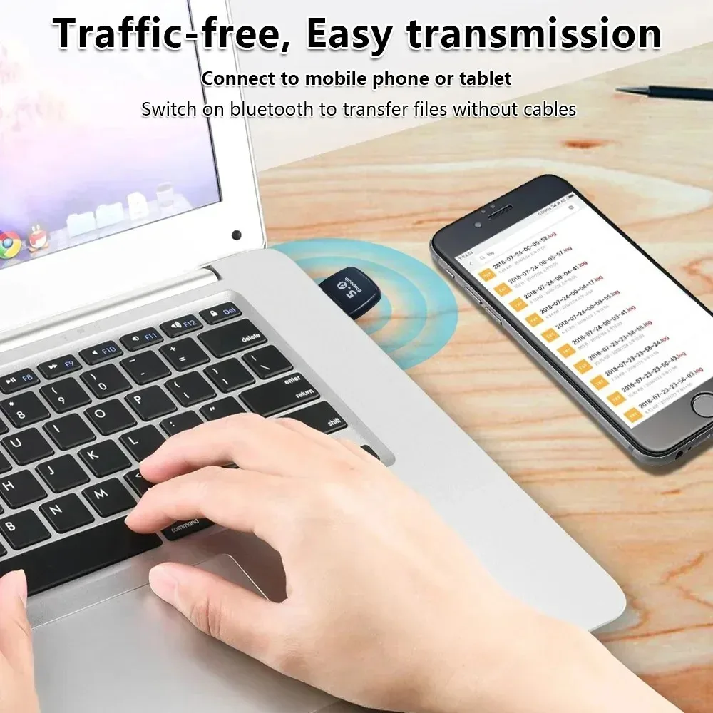 블루투스 5.4 USB 어댑터 PC용 블루투스 어댑터 동글 무선 마우스 키보드 음악 오디오 수신기 USB 송신기