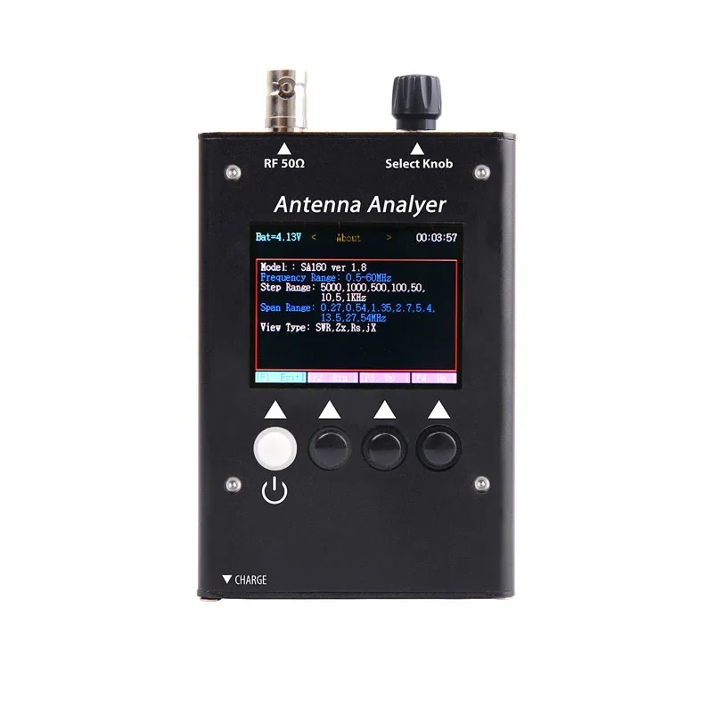 SURECOM SA-160 0.5-60MHz Colour Graphic ANTENNA ANALYZER SA160 Analyzer Analizador de Antena for Walkie Talkie