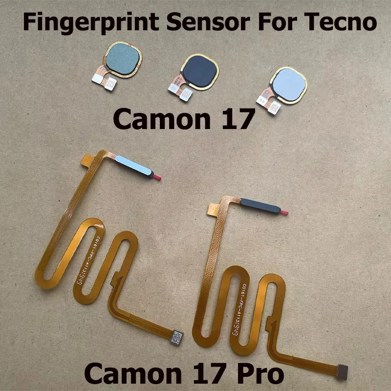 

For Tecno Camon 17 Pro Fingerprint Sensor Recognition Flex Cable Power Button Smartphone Repair Parts