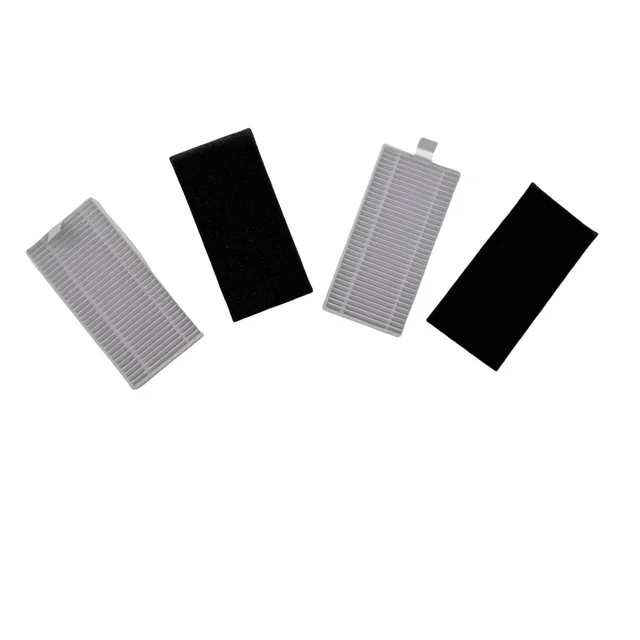Kit De Repuesto Para Robot Aspirador Mova E10/E20 PLUS: 1 Cepillo Principal + 4 Filtros + 4 Cepillos Laterales + 4 Paños De Fregona
