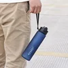 750ml Sports Water Bottle Leak Proof Handheld Drinking Straw Mug Fitness Outdoor Travel Portable Mug with Carrying Cord 4