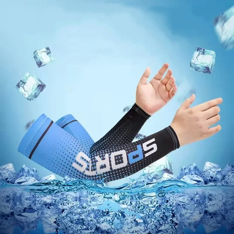 1 Pair Ice Silk Sleeve Sunscreen Cuff UV Sun Protection Arm Sleeves Anti-Slip Men Women Long Gloves Outdoor Cool Sport Cycling BEST SELLERS 1 Pair Ice Silk Sleeve Sunscreen Cuff UV Sun Protection Arm Sleeves Anti-Slip Men Women Long Gloves Outdoor Cool Sport Cycling BEST SELLERS