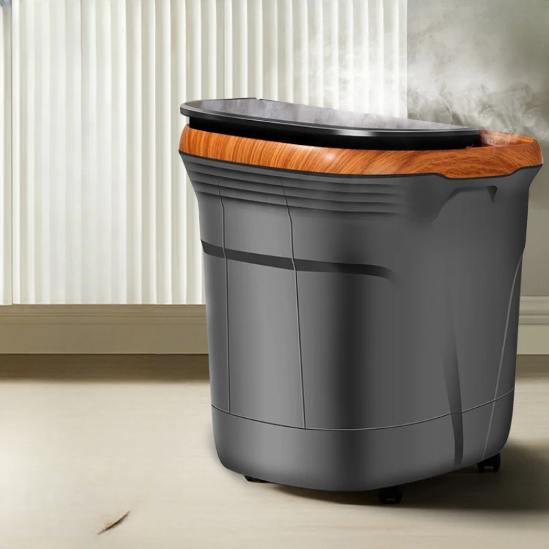 

Foot Bathtub Heating Fumigation Bubble Intelligent Massage Deep Bucket Fully Automatic Household Foot Soaking Bucket