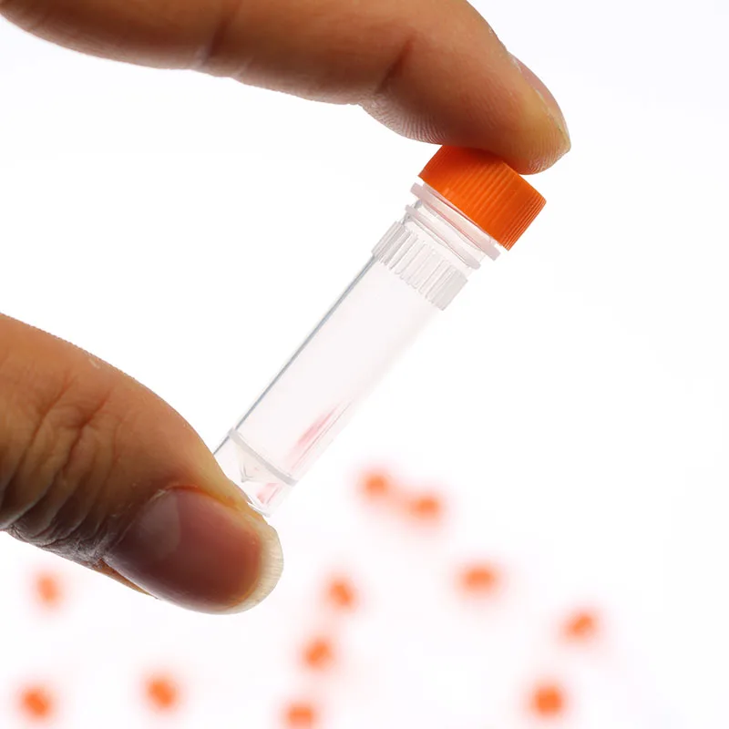 Laboratory tube with silicone gasket plastic transparent tube sample storage container centrifuge without scale 1.5ML 20PCS Plastic Test Tubes Centrifuge Tube