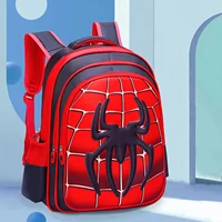 Three dimensional cartoon spider school bag set for children