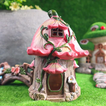 Solar Mushroom House Ornament 1
