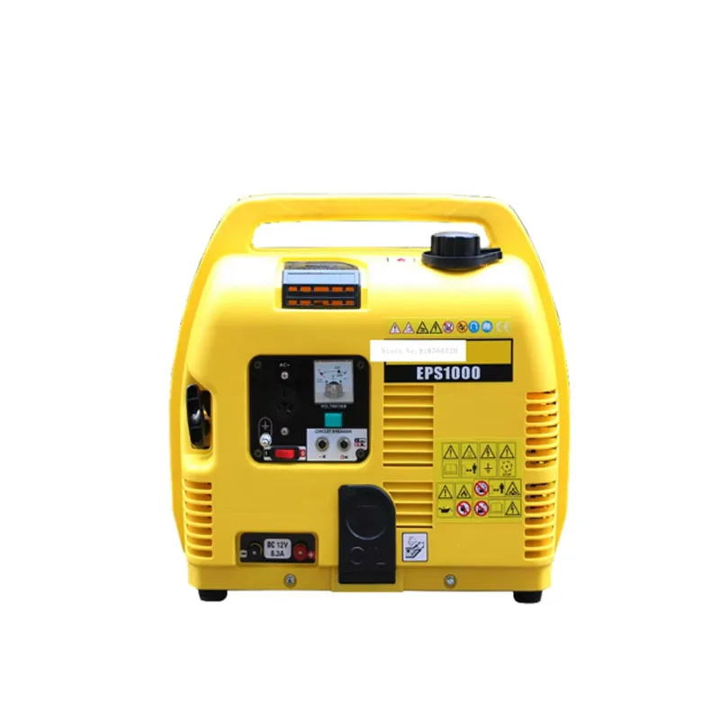 EPS1000 Portable Household Gasoline Generator Home Small Silent Generator Single Phase Gasoline 1000W 220V 88CC 4.2L