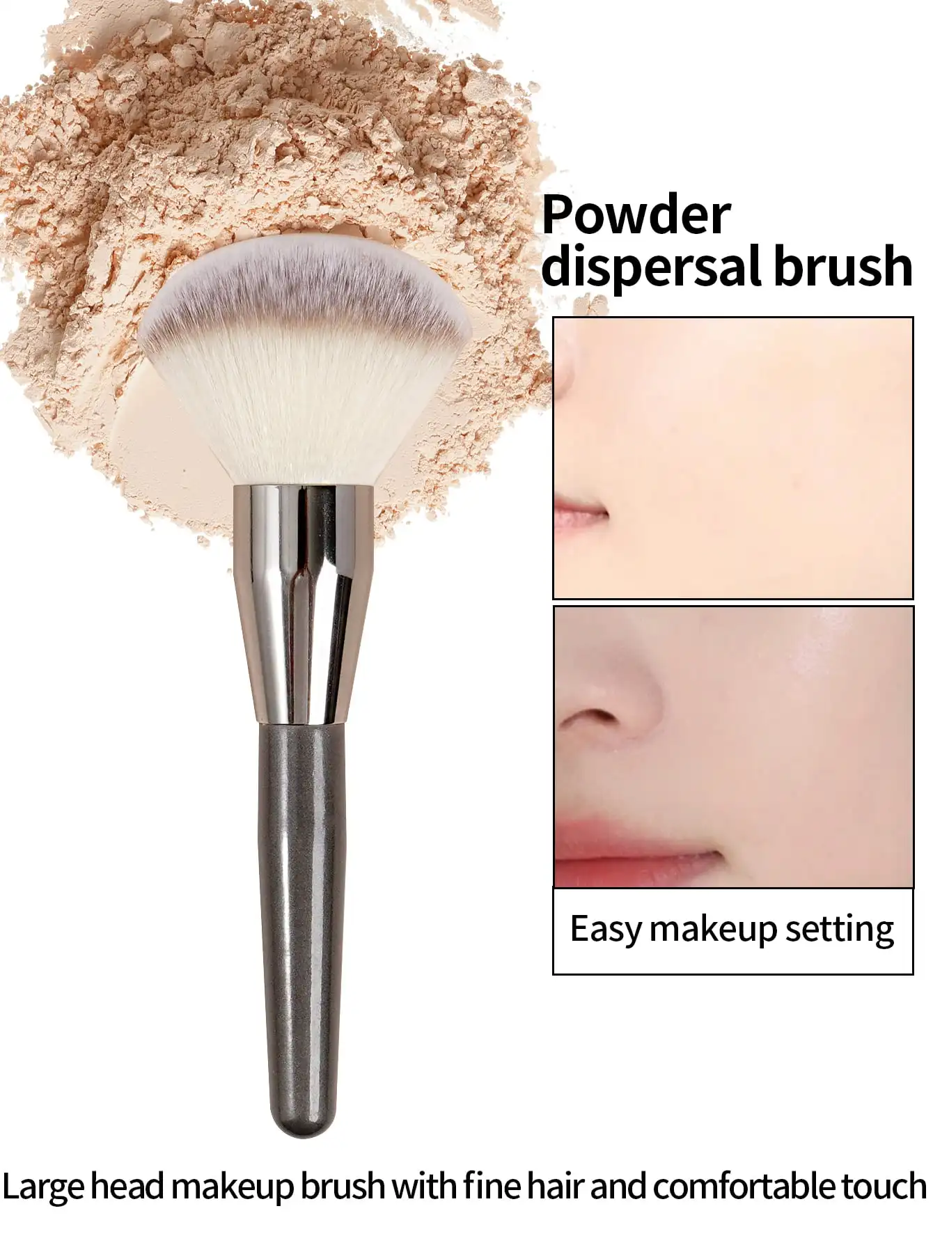Bestselling Professional Super Soft Large Fluffy Powder & Blush Brush