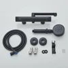 Thermostatic Bathtub Shower Faucet Rotatable Long Spout with Handshower Wall Mount Cold Hot Water Mixer Bathroom Shower System 5