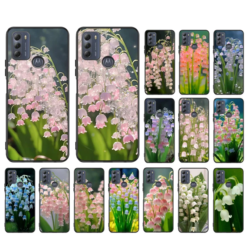 Custodia Per Telefono Lily Of The Valley Flower Per Moto E32 E32S E20 E40 E7 Plus Edge 40 30 Ultra Neo 20 Lite G13 G9Plus Gpure Gstylus