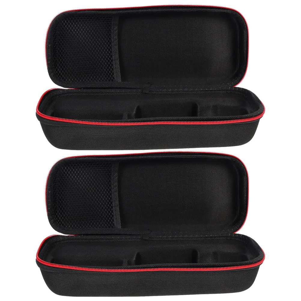 

2 Pcs Microphone Storage Bag Case Wireless for Travel Handheld Portable Carrying