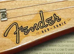 

Fender guitar head LOGO water transfer sticker for Duo-SONi non tear film