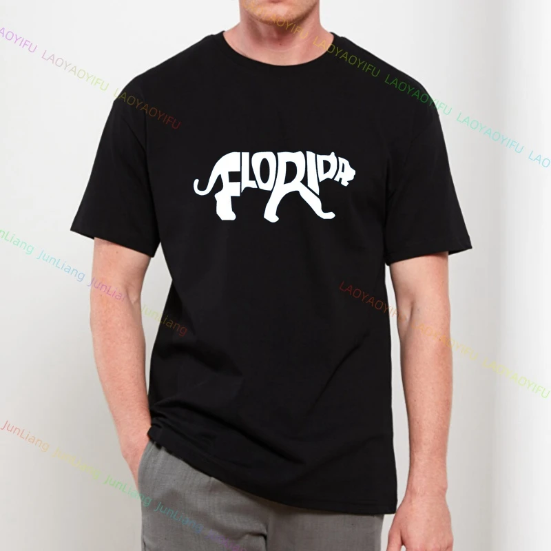 

Men Women Summer Vintage Florida Fashion Letter Animal Design Funny T Shirts Men's T-shirts Man Clothes Harajuku Y2k Streetwear