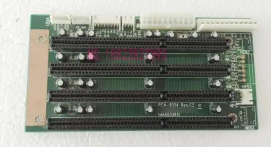 Ipc Isa Pca 6104 Rev.c2 Slot de Ônibus Isa Backplane Passivo Industrial Half-size Cpu Card Suporta Atx at Pca6104 Novo - Imagem 2