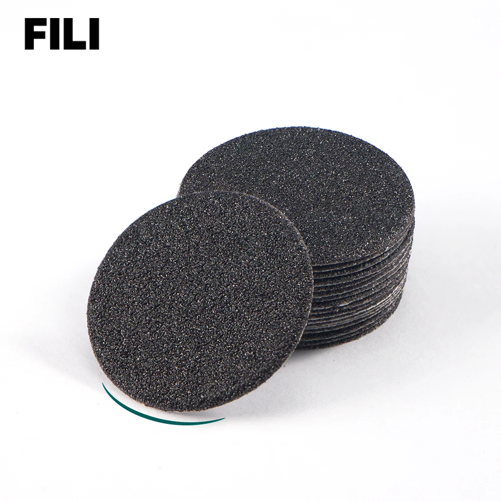 FILI 35MM Large Replaceable Sandpaper for Foot Dead Skin Callus Removes Foot Salon Cuticle Files Electric Rotating Pedicure Disc