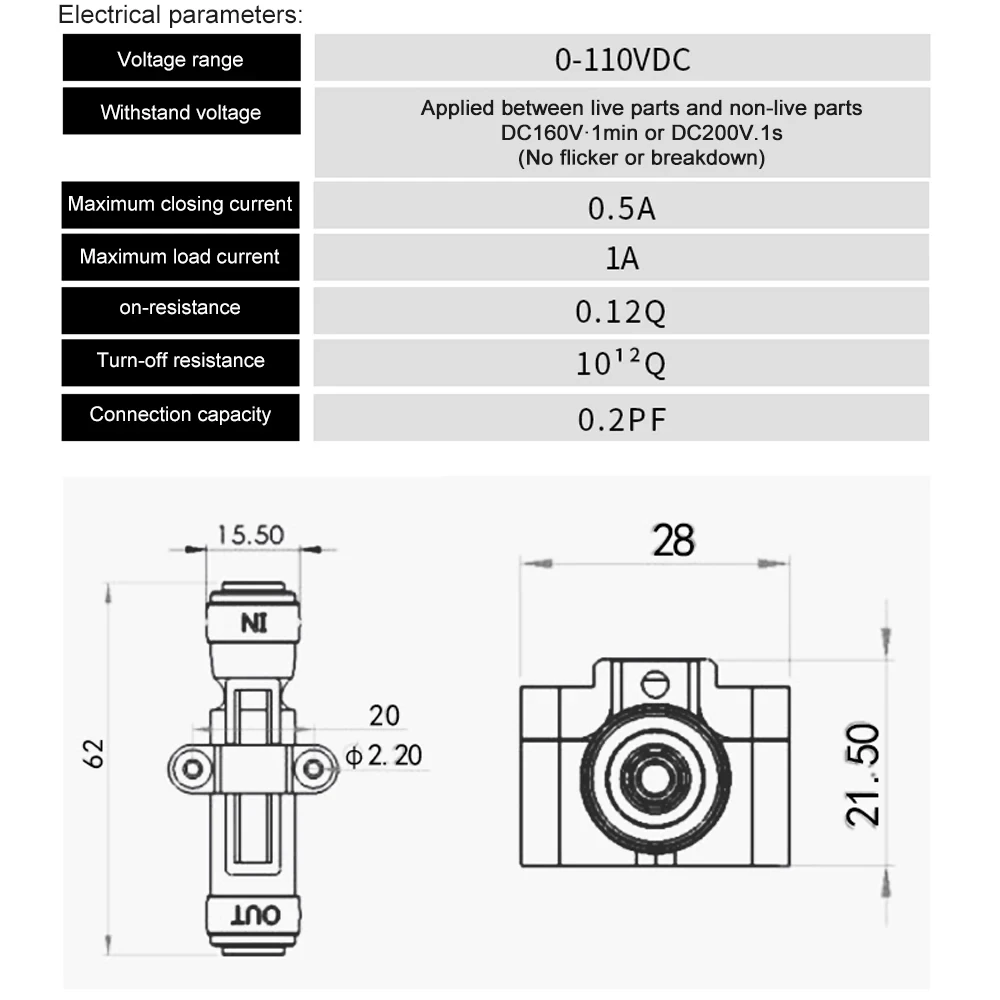 ZJMFS-S2 Low Flow Water Flow Switch Sensor Quick Connect Normally Open Rotary Pa