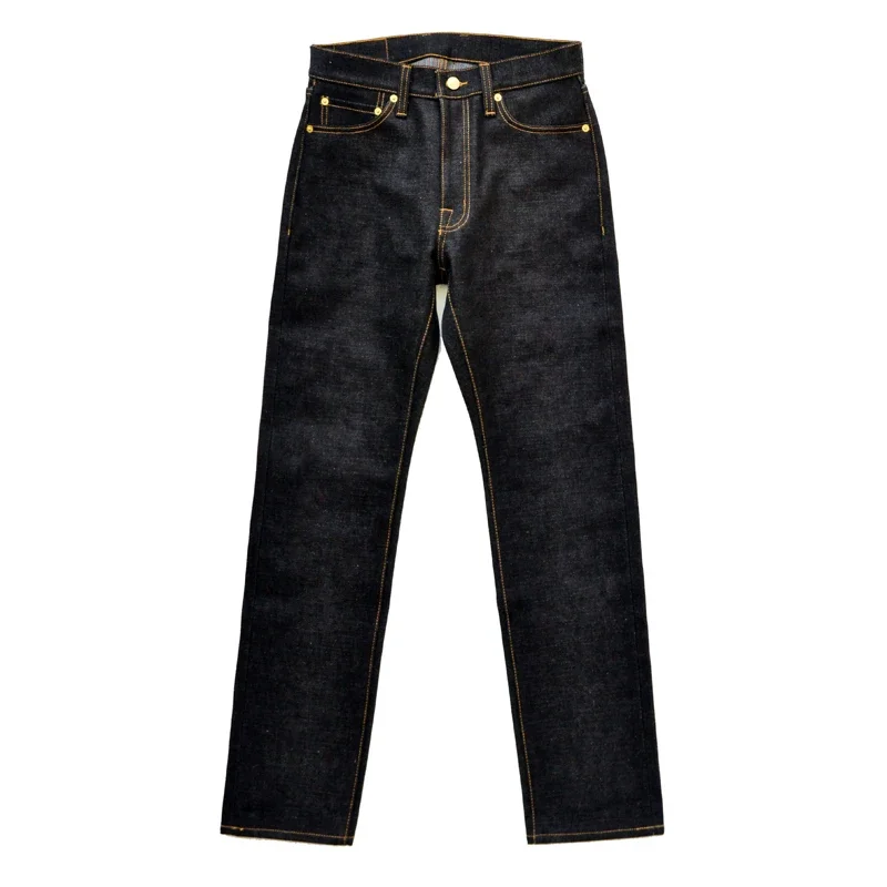 Saucezhan 308XX-z1 Mens Jeans 21 oz Rainbow Selvedge Denim Vintage Raw Jeans for Men Sanforized Unwashed Heavyv Denim Jeans 6