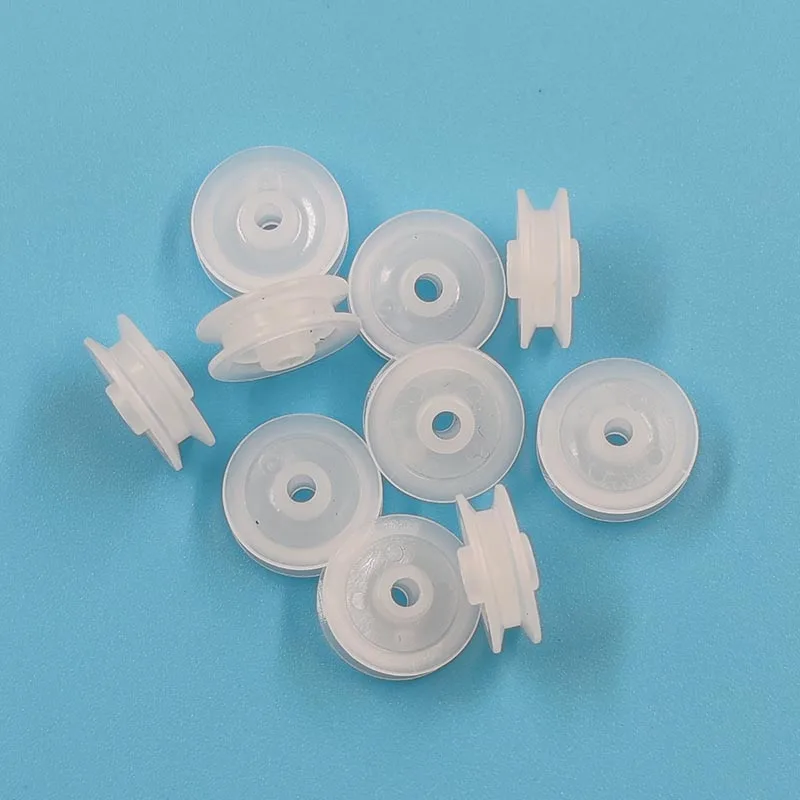 Description Picture 4 of item11mm Soft Pulley 2*11 Plastic Pulleus DIY Toy Parts Accessories P112A