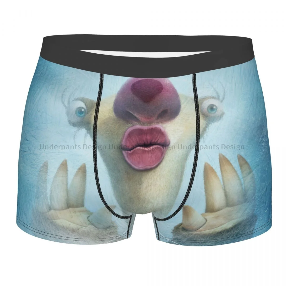 

Sid Ice Age Manfred Animated Film Underpants Homme Panties Men's Underwear Sexy Shorts Boxer Briefs