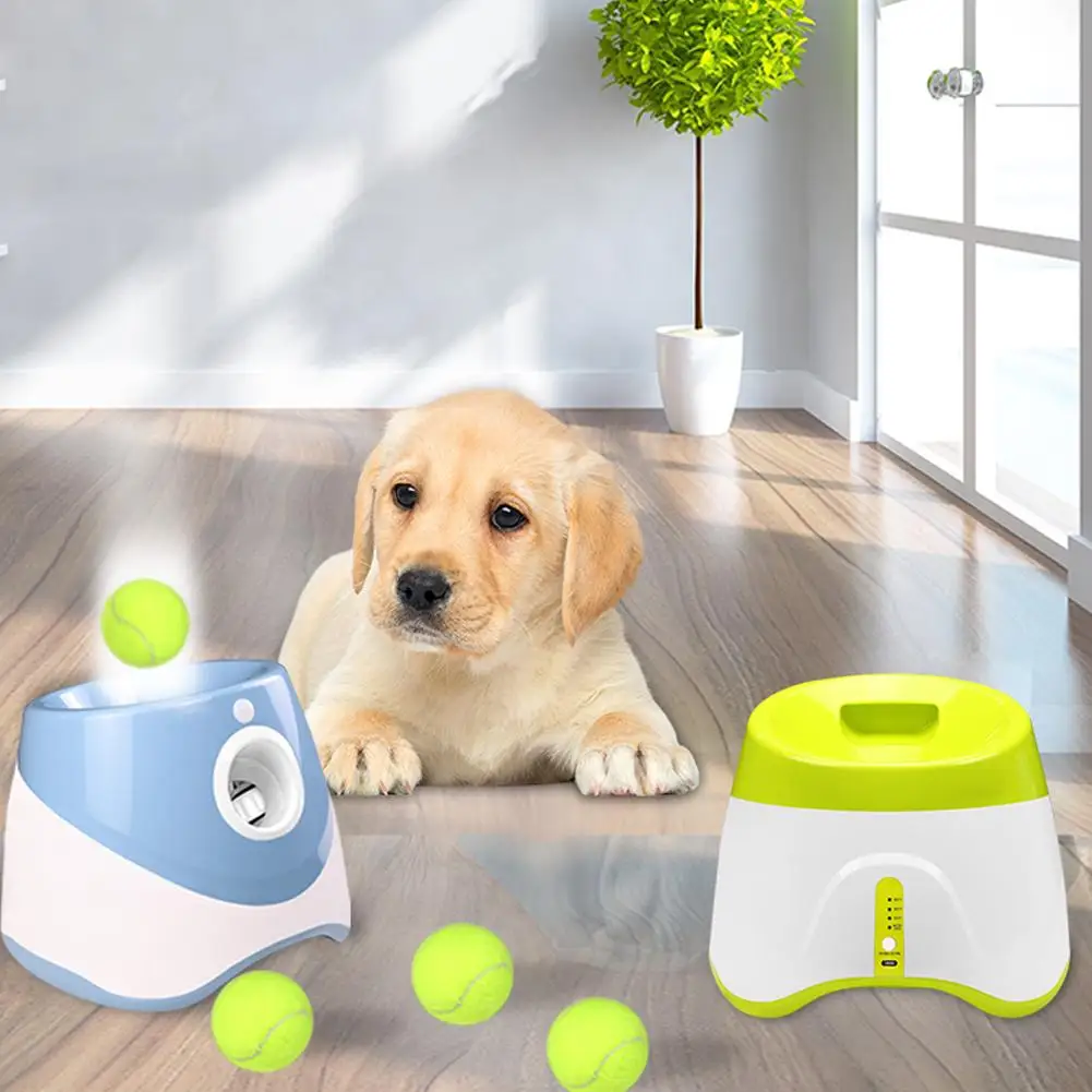 

Automatic Pet Tennis Launcher Automatic Ball Throwing Mini Pinball Toy Dogs USB Tennis Pet Throwing Machine Machine Chase T C8R7