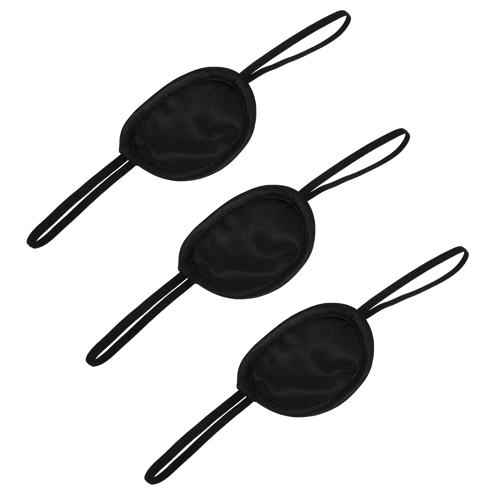 3 Pcs One-Eye Mask Strabismus Adjustable Patch Kids Single Pad Amblyopia Lazy Patches Leaflet Child