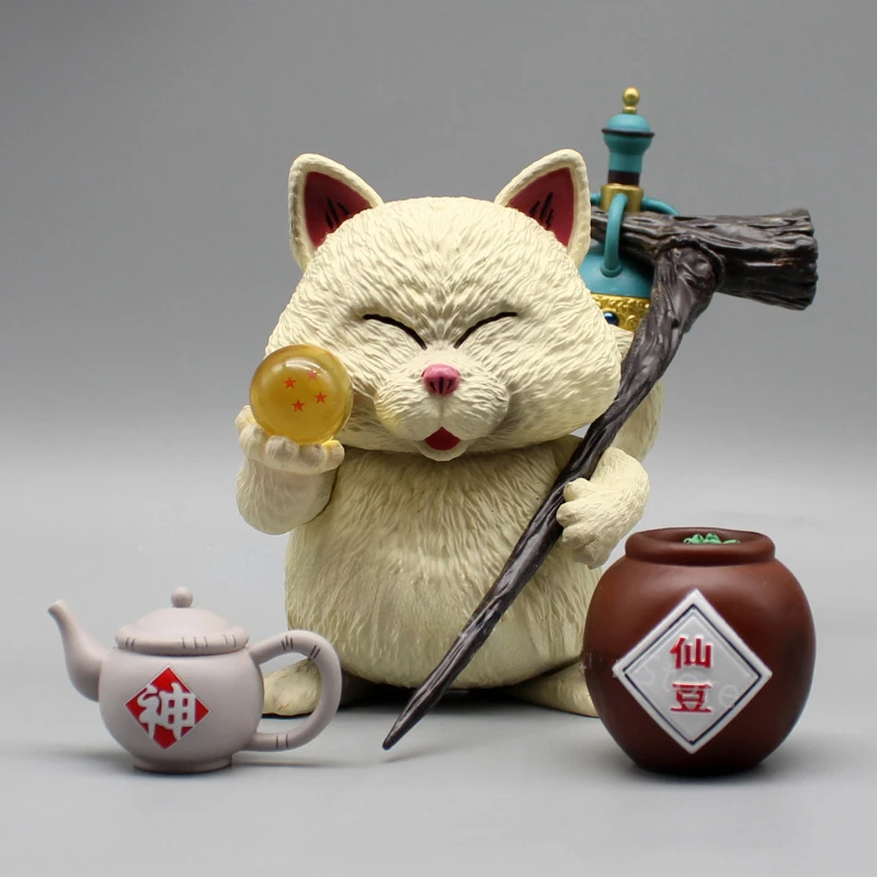 15cm Anime Dragon Ball Karin-sama Figures SENZU BEAN Cat Action Figures Statue PVC Model Collection Doll Toys Kid Birthday Gifts