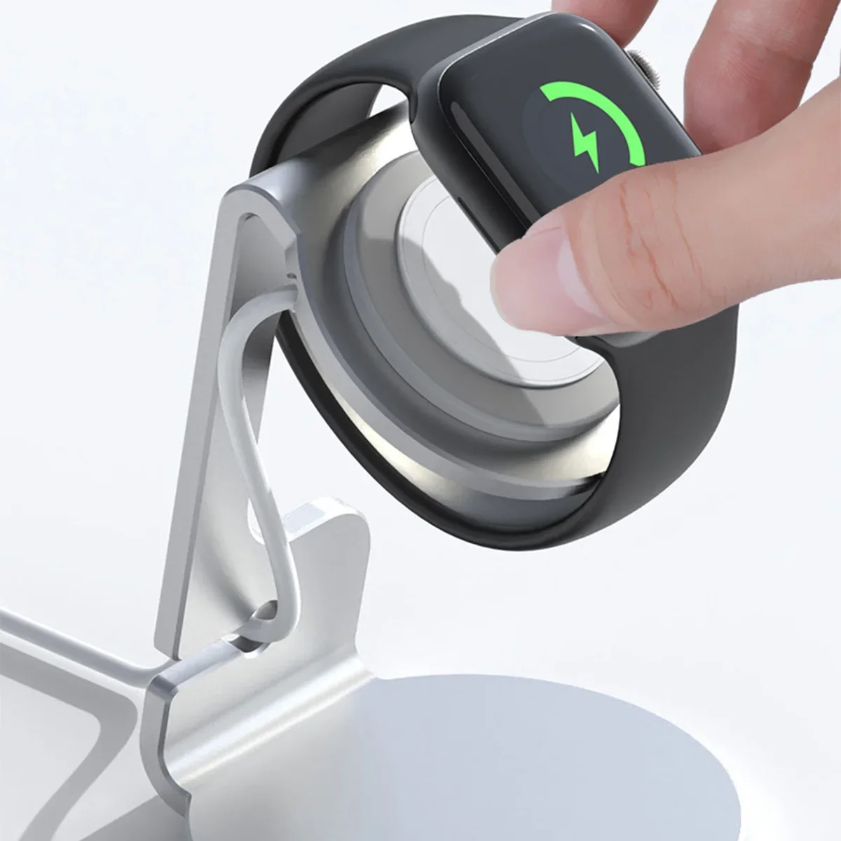 Metal Charger Bracket for Apple Watch Dock Station Holder for IWatch Serie Ultra 1 2/9/SE/8/7/6/5/4/3/2/1 Watch Display Stand