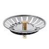 Kitchen Waste Stainless Steel Sink Strainer Plug Drain Filter Stopper Basket Drainer 4