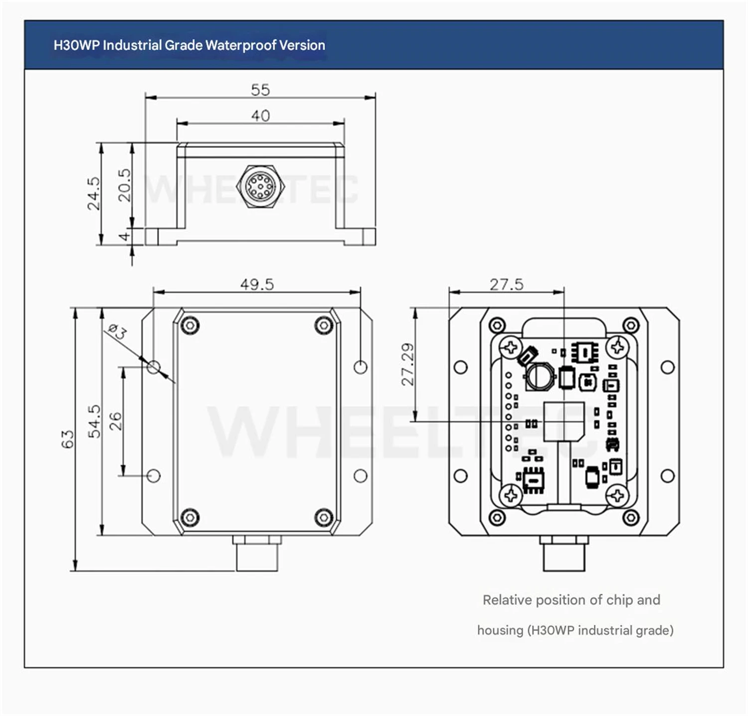 WHEELTEC H30 Series ROS High Precision IMU Inertial Navigation Module