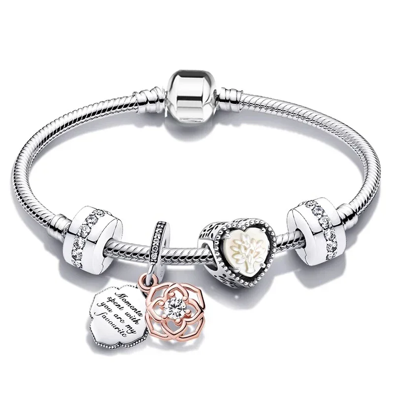 Bracelet Jewelry Silver Gold Colorful Charm Original Pandora Colorful Bracelets Women DIY Jewelry Production