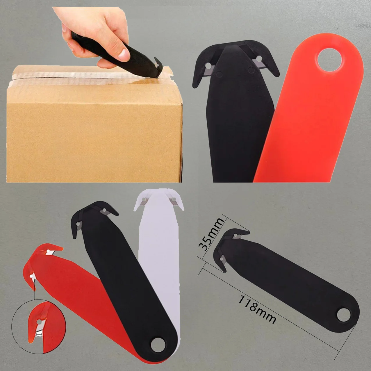 1PC Convenient Unpacking Knife Express Packaging Unpacking Device, Carton Knife Stationery Accessories