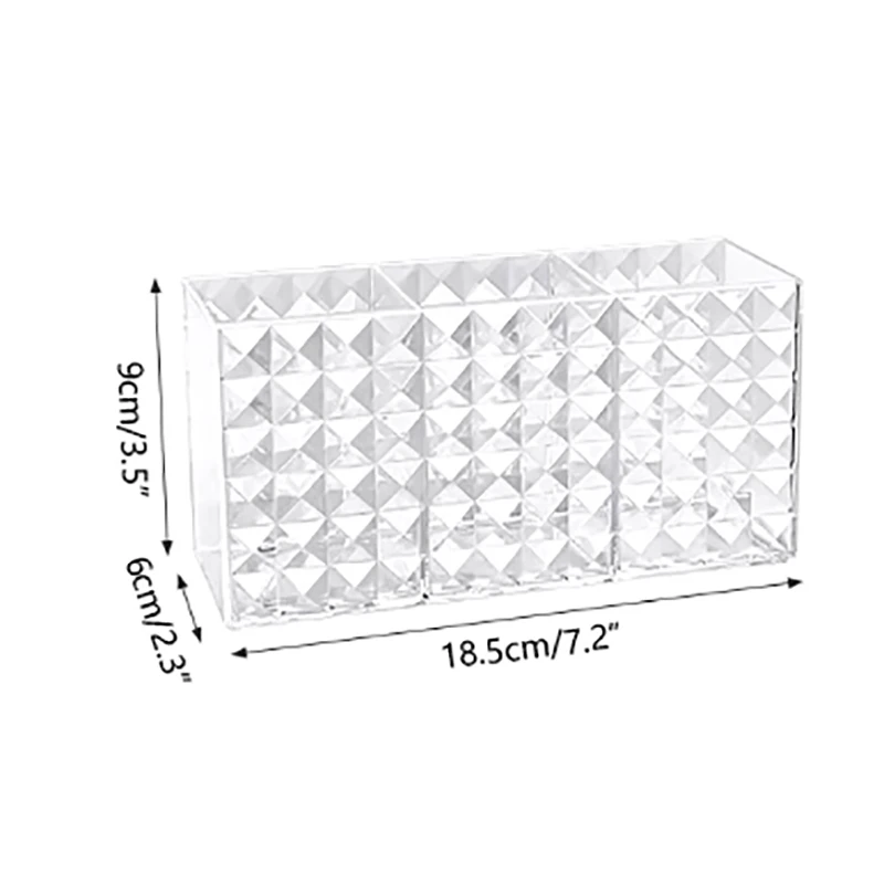 Transparent Lipstick Cosmetic Makeup Acrylic Makeup Brush Tool Storage Box Case Make-up Brush Holder Table Organizer Makeup Tool 6