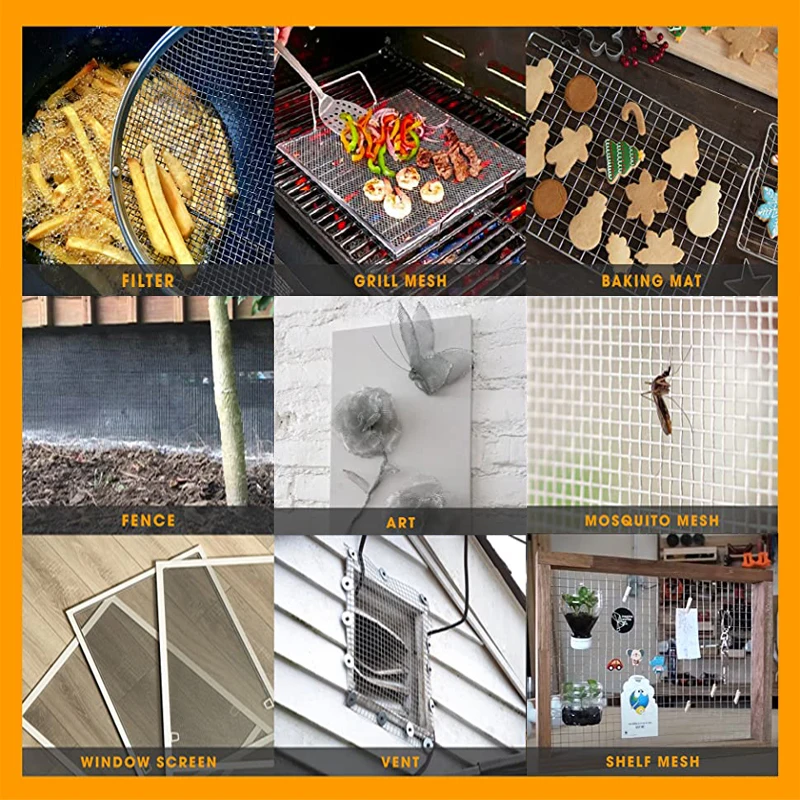 1pcs 4-500mesh Stainless Steel Filter Mesh Filtration