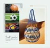 1PC Football Net Bag Nylon Bold Storage Bag Single Ball Carry Portable Equipment Outdoor Sports Soccer Basketball Volleyball Bag 2
