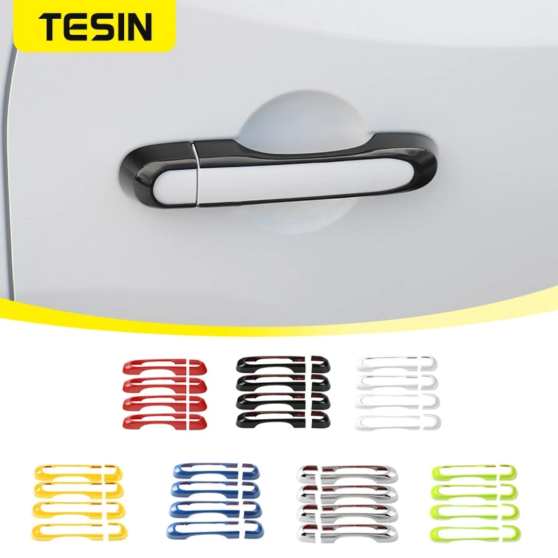 TESINCarSideDoorHandleDecorationCoverforJeepRenegade20162017