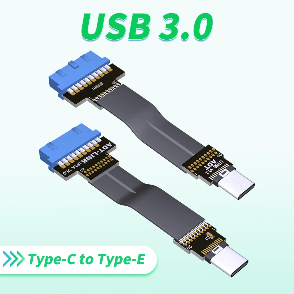 

Адаптер-удлинитель интерфейса USB 300 типа c на Type-E 19P/20P ITX, 3-см