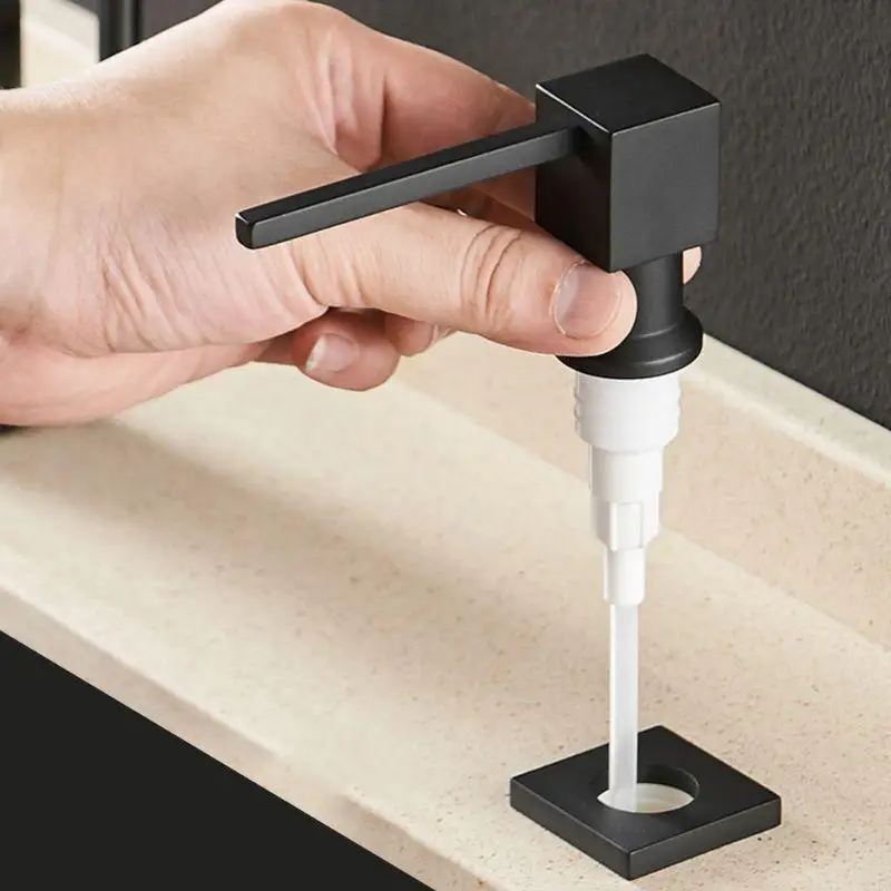 12PD Sink Liquid Soap Dispenser Hand Press Liquid Dispensers Built in Sink Soap Dispenser Countertop