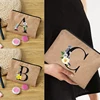 Floral Letter Print Women Linen Zipper Pouch Travel Organizer Case Mujer Bolsas Cosmetic Bag Makeup Bag  Bridesmaid Makeup Bags 2