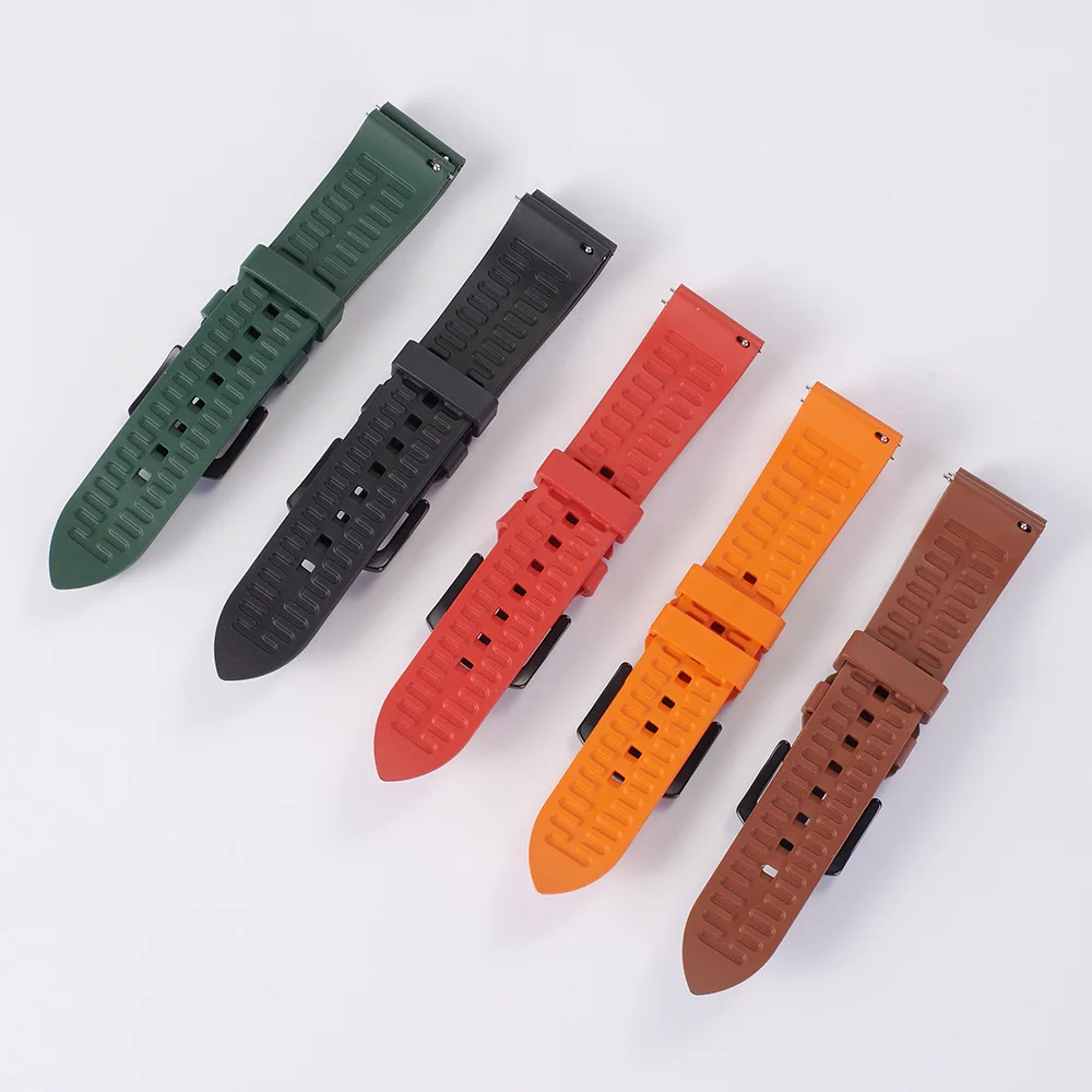 

Fluorine Rubber Strap For Huawei Watch 3 Bracelet Band Watch3 GT 2e GT2 46mm & Magic 2 Watchbands