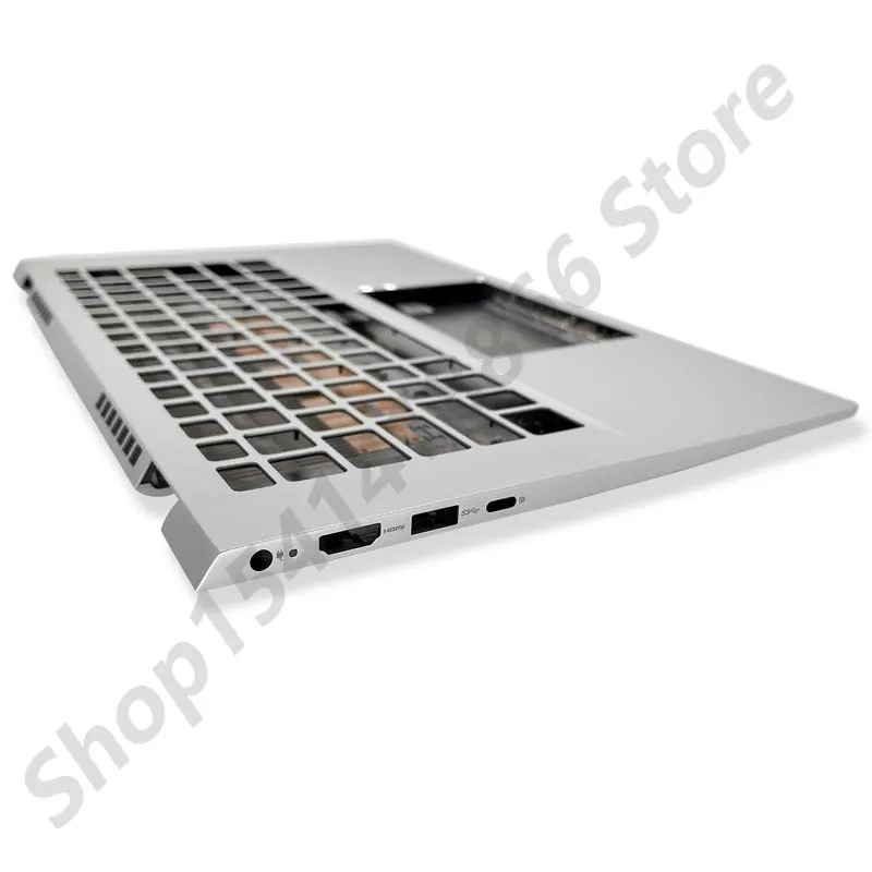 Dell Inspiron 14 5401 5402 5405 P130G LCD 화면 뒷면 덮개/전면 베젤/손목 받침대 하단 케이스 0WK1KG 실버