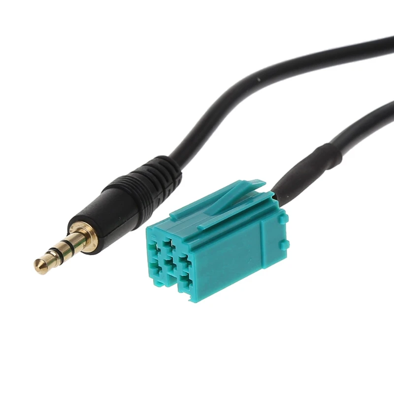 Aux Input Lead 3.5mm Jack Car Radio MP3 Auxiliary Adapter with Radio Keys for Renault 2005-2011 Clio Megane Laguna Modus