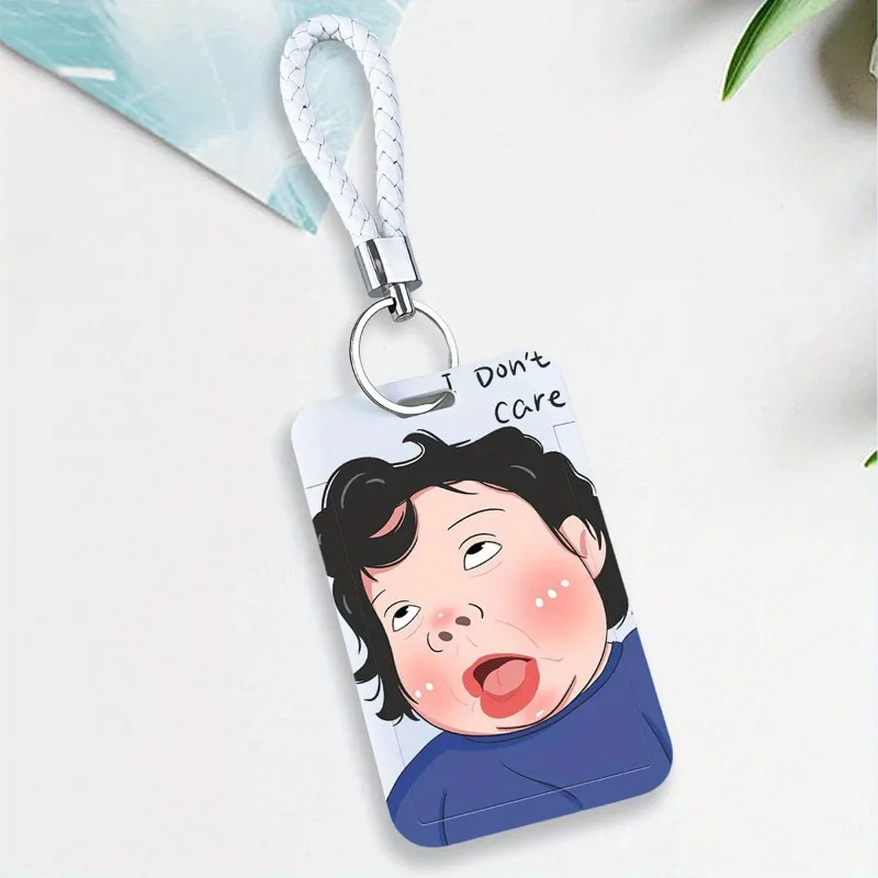 Cartoon Little Yellow Duck Card Holders Student Bus ID Card Campus Access Protection Sleeve Student Stationery