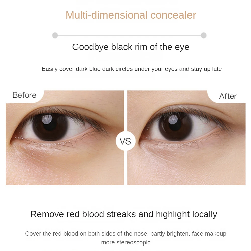 Natural Sweatproof Concealer Pen for Concealer Eyebrow Lasting Cover Black Eye Circles Spot Acne Mark Face Makeup Cosmetic liquid concealer,makeup concealer,waterproof concealer,face concealer,face concealer pen