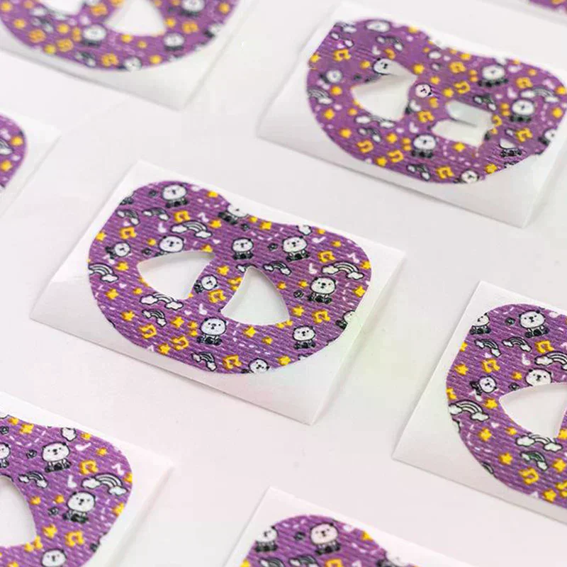 30PCS Cartoon Anti-Snoring Nose Patch - Sleep Aid Mouth Closure Tape Breath Improving Stickers Safe Comfortable Sleep Ease Tape