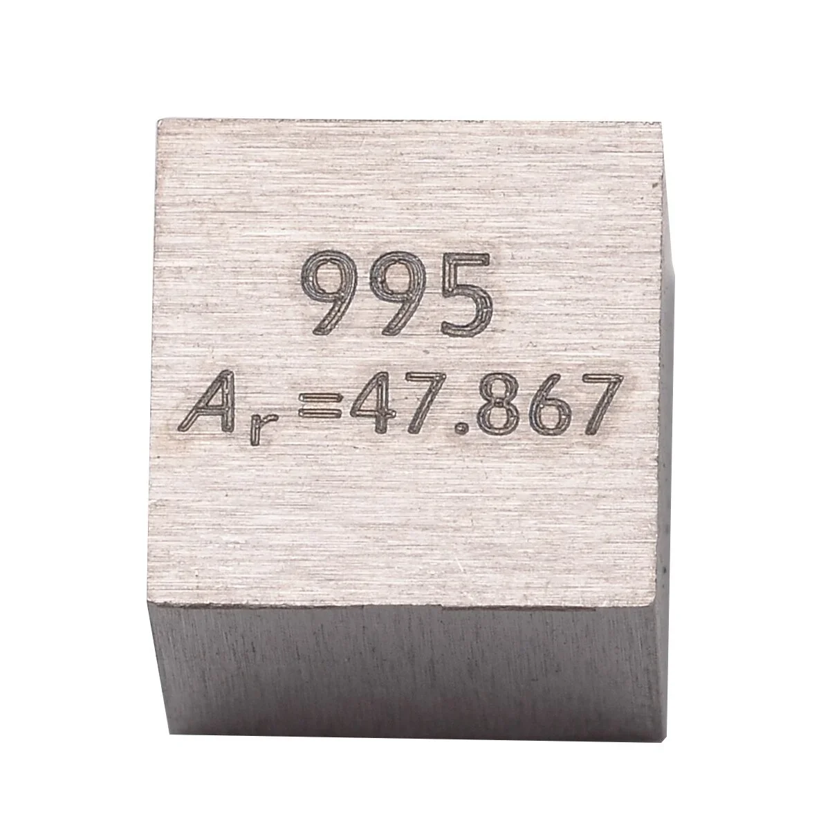 Titanium Cube Teaching Supplies 1Pcs 10x10x10mm